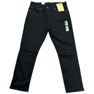 Levis 511 Jeans Men Size 36x30 Black Slim Flex Stretch Performance Denim NEW